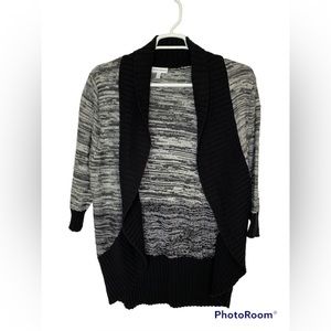 Fashion Bug Women’s 1X Knitted Open Cardigan